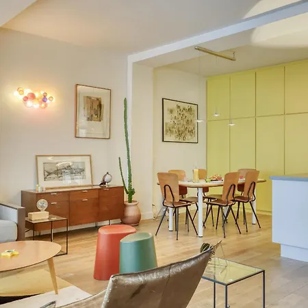 Spacious & Colorful Flat Near Bastille - 12 アパート